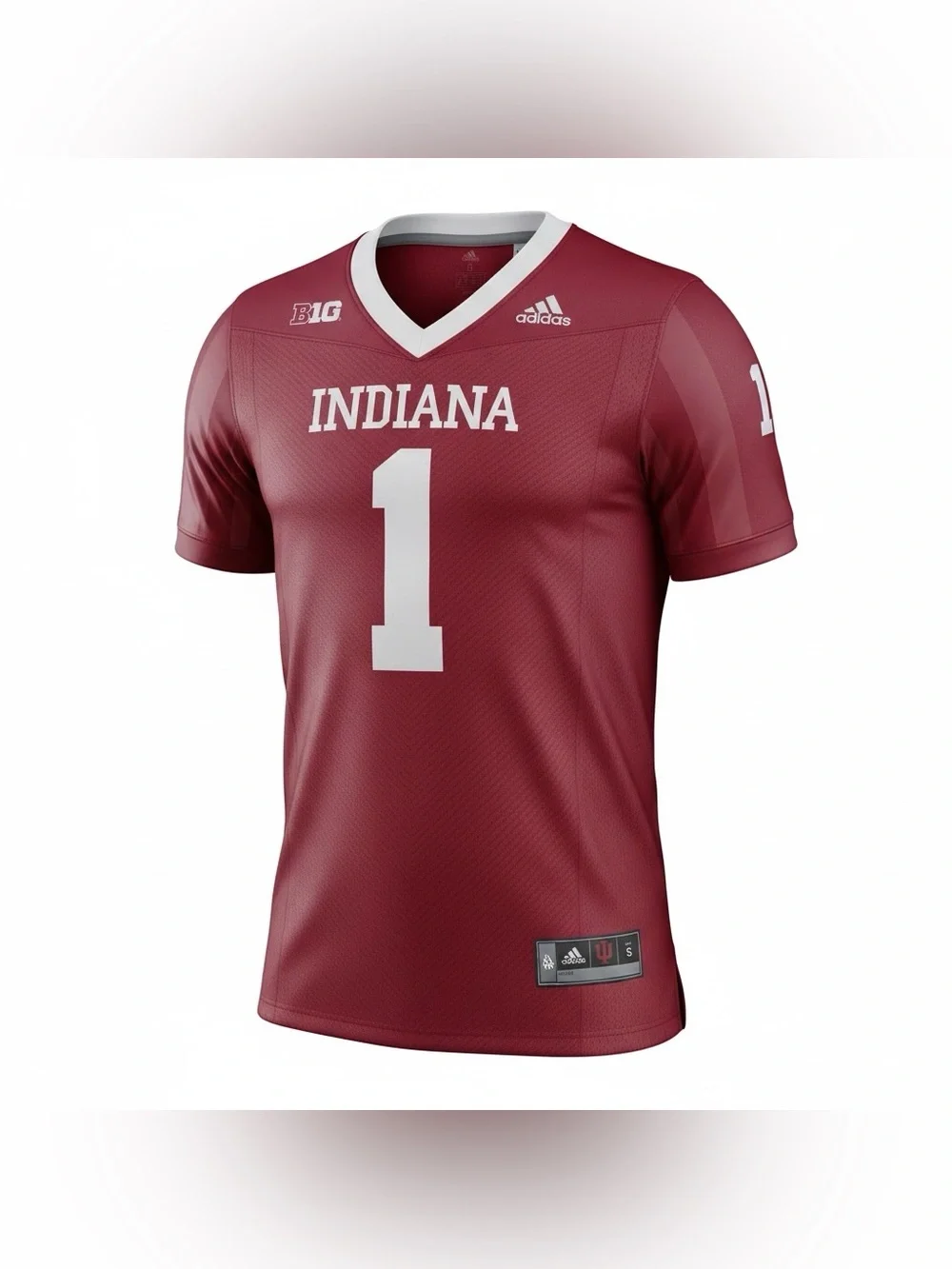 Indiana University Hoosiers Adidas Big10 Mens Size S Jersey NCAA Football
